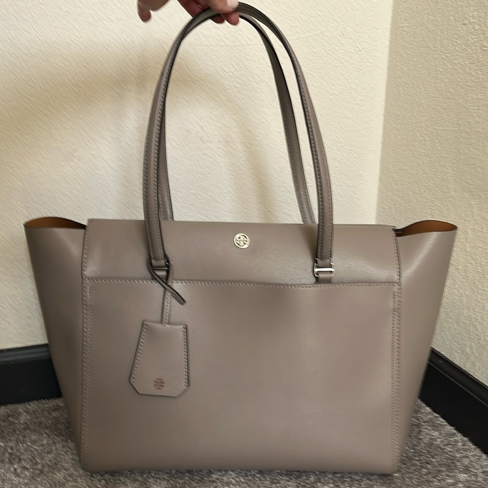 Tory Burch Saffiano Leather Tote Bag